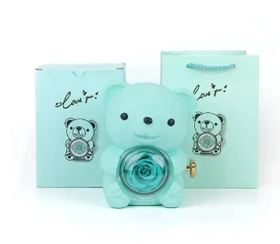 Rose Hugging Bear 